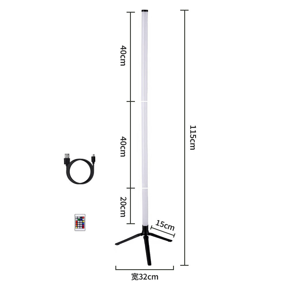 EchoLumen Aurora Corner Lamp — RGB Music Sync, DIY Modes & Remote