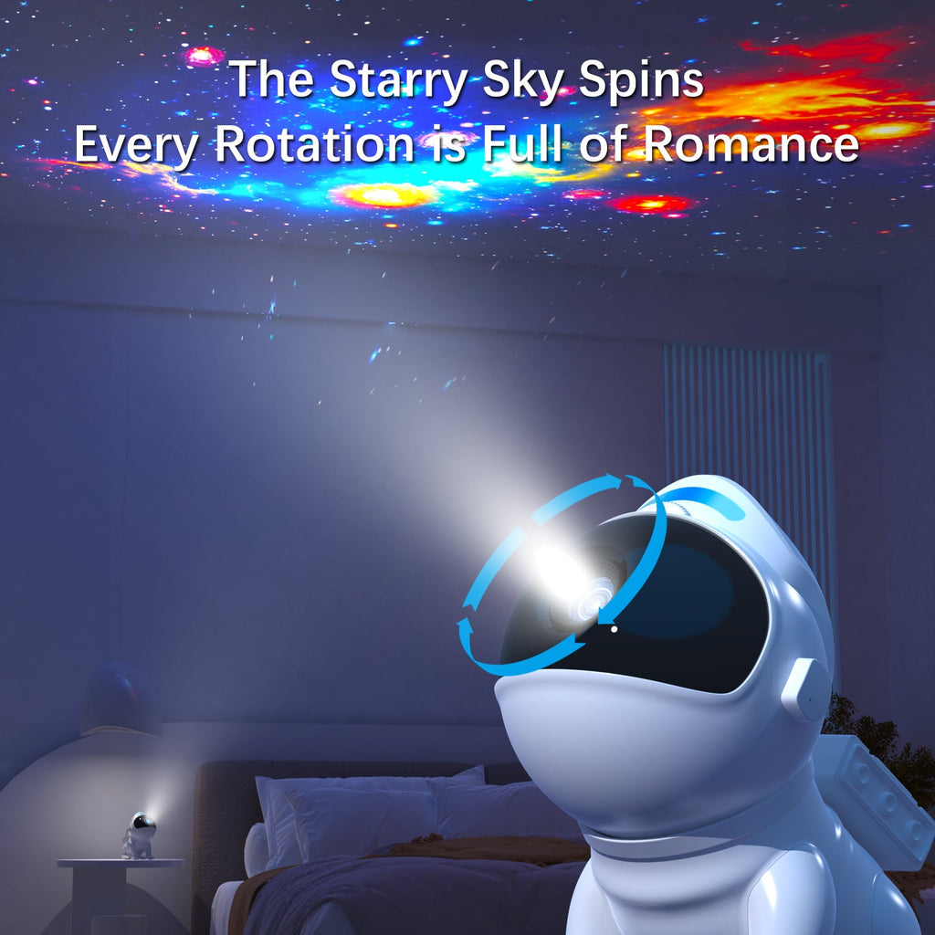 StarBliss Space Dog Projector — 13 Film Discs, Bluetooth & White Noise