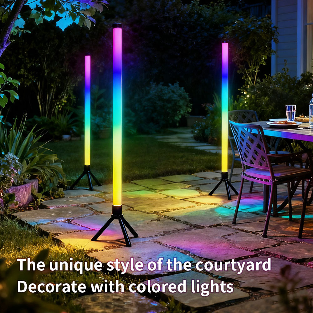 EchoLumen Aurora Corner Lamp — RGB Music Sync, DIY Modes & Remote